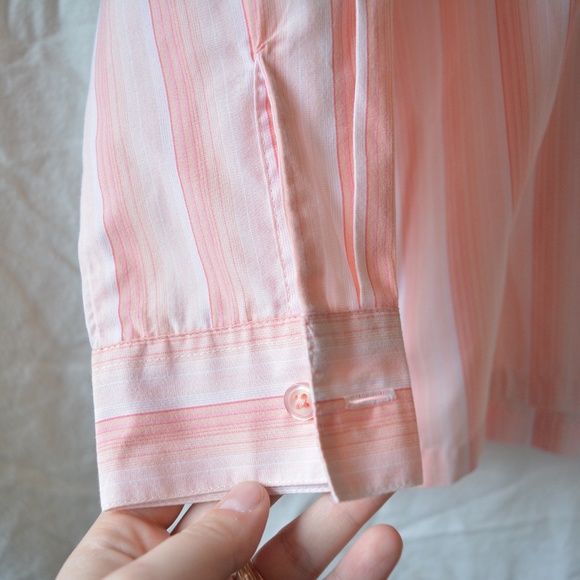 Pink Striped Button Down - Picture 4 of 5